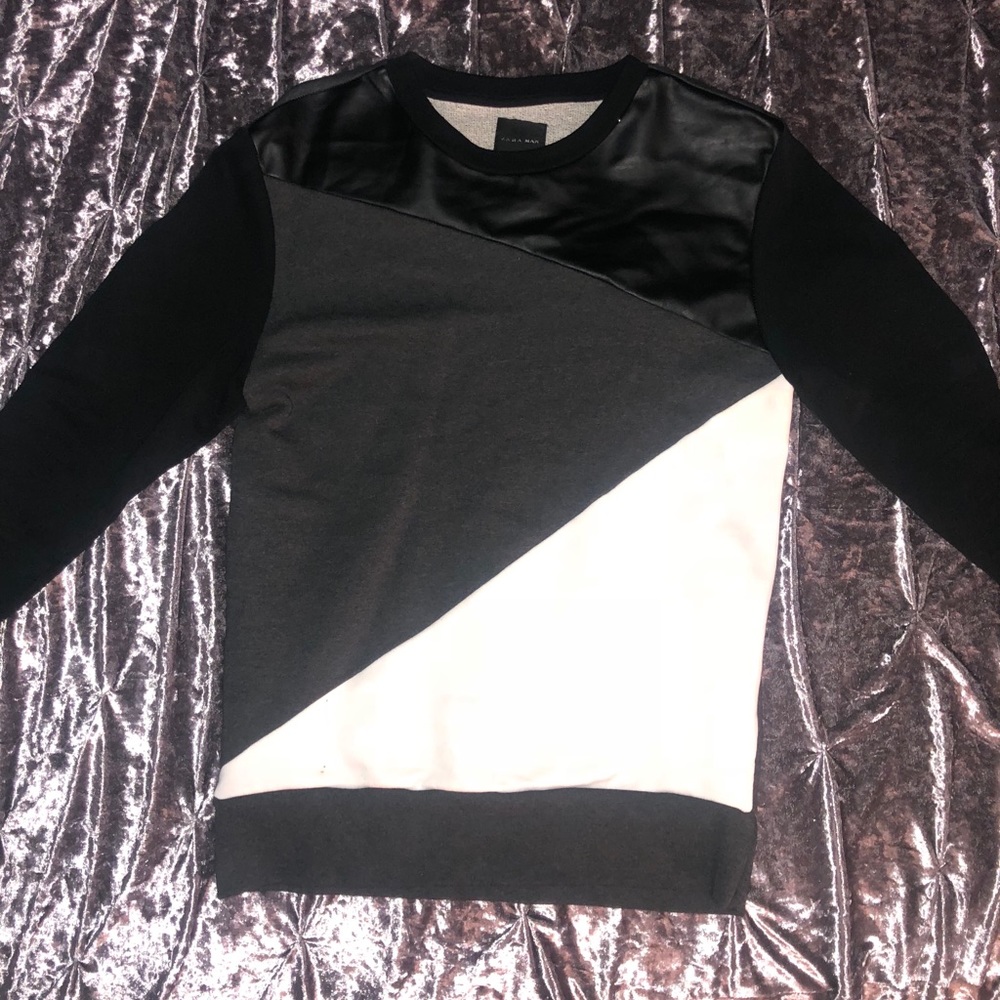 Zara Men’s Contrast Sweatshirt